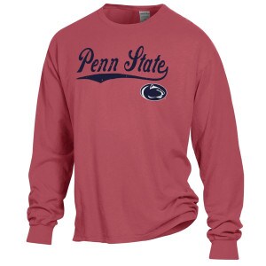 long sleeve t-shirt Penn State script athletic logo image